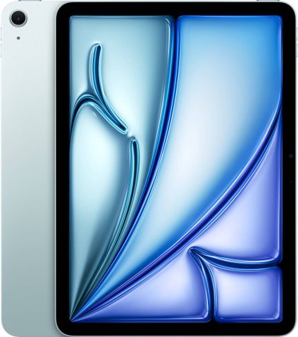 Apple iPad Air Tablet, 11" Liquid Retina Display, M3 Chip, 9-Core GPU, 16-Core Neural Engine, 8GB RAM, 128GB Storage, Wi-Fi Only, Blue | MC9X4LL/A