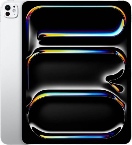 Apple iPad Pro,13" Ultra Retina XDR Display, M4 Chip, 9-Core CPU, 10-Core GPU, 16-Core Neural Engine, 8GB RAM, 256GB Storage, Wi-Fi + Cellular Connectivity, Silver | MVXT3
