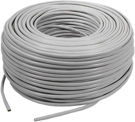 Taradhin CAT6 UTP 23AWG, 0.57mm, CCA Network cable, (1 x 50 Rolls), Up to 10 Gbps Data Transmission Speeds, 4P Fresh PVC Jacket, 305 Meter Box Roll, Gray | TC-LC23U (1 x 50 Rolls)