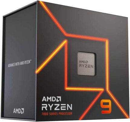 AMD Ryzen 9 7900 3.7GHz AM5 Gaming Processor, 12 Cores & 24 Threads, 12MB L2 & 64MB L3 Cache, Integ AMD Radeon Graphics, DDR5-5200 Memory, Includes Wraith Prism Cooler | 100-100000590BOX